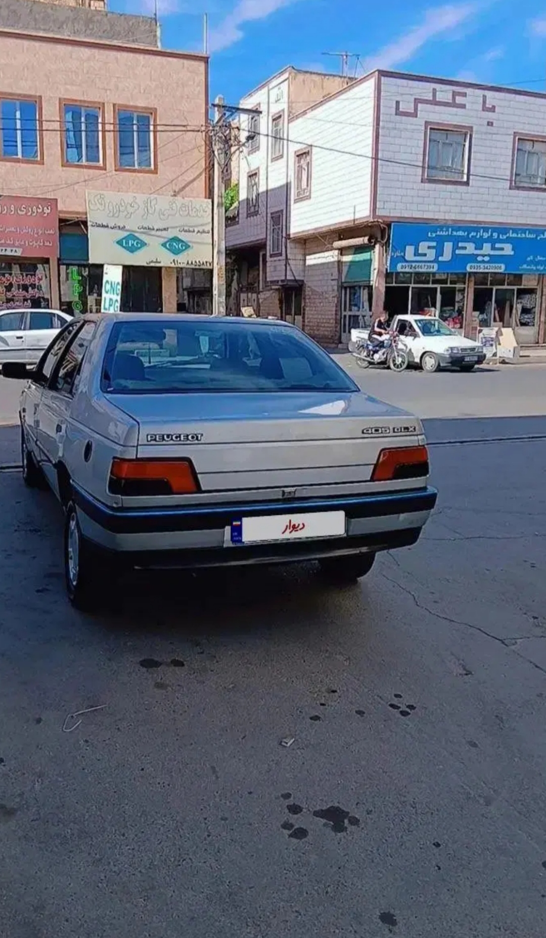 پژو ۴۰۵ مدل ۹۰ دوگانه سوز کارخانه
